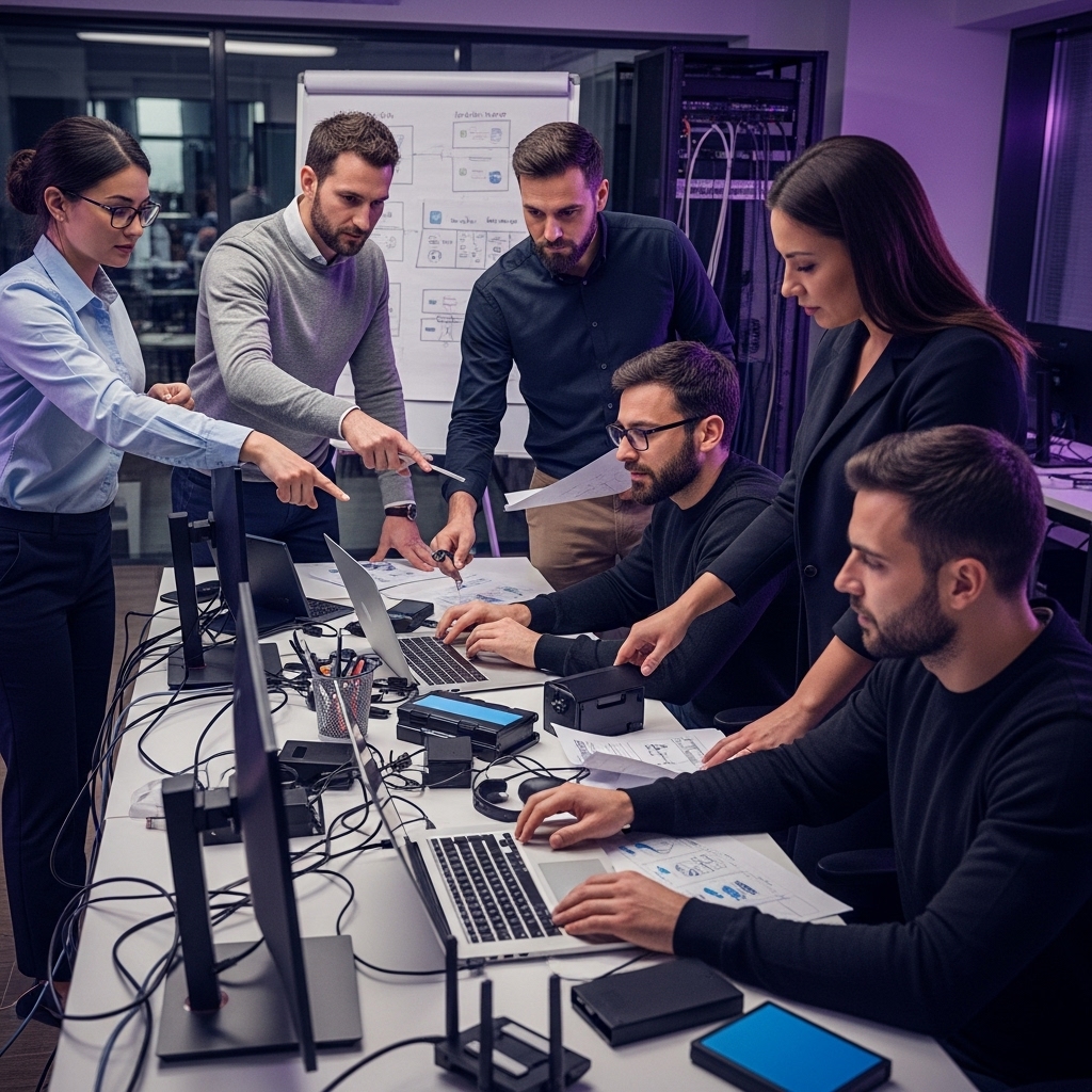 Team implementing security